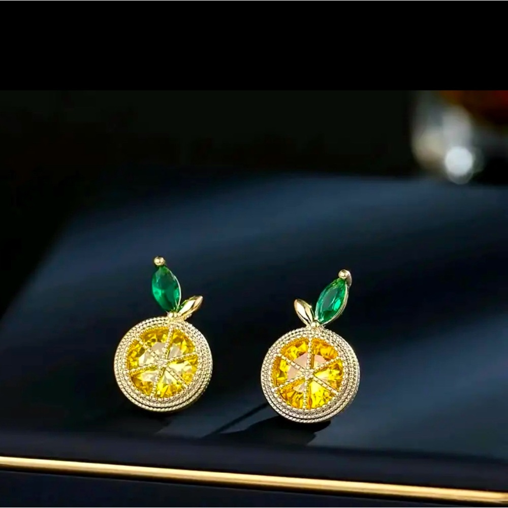 Adorable Lemon Studs